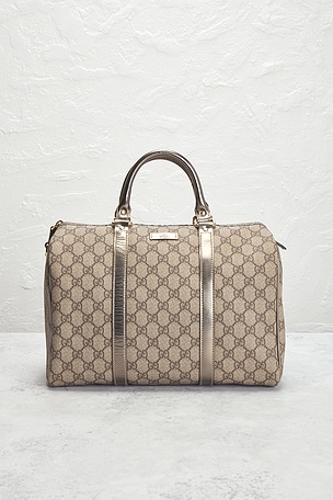 FWRD Renew Gucci Joy Boston in Beige