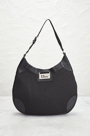 FWRD Renew Dior Street Chic Hobo Bag in Black