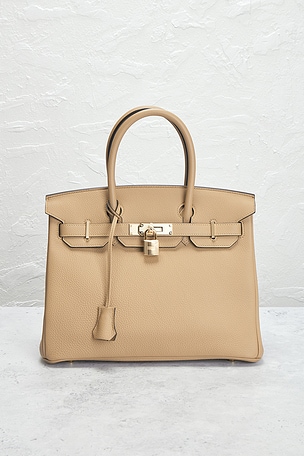 Fwrd renew bolso hermes en color Beige
