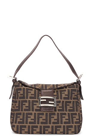 Fendi Zucca Mama Forever Baguette Shoulder Bag FWRD Renew
