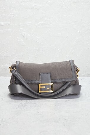 FWRD Renew Fendi Selleria Baguette Shoulder Bag