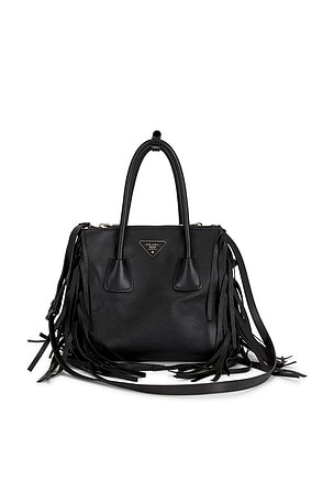 Prada Cervo Fringe Handbag FWRD Renew