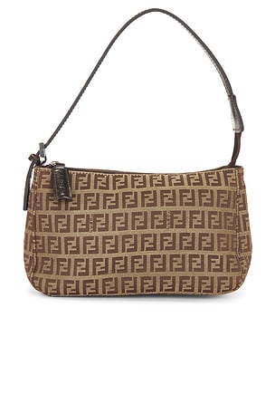Fendi Zucca Pochette Shoulder Bag FWRD Renew