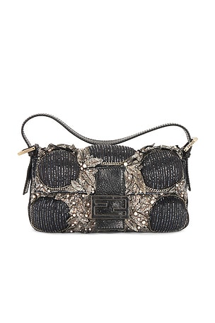 Fendi Beaded Baguette Shoulder Bag FWRD Renew