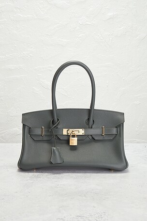 FWRD Renew Hermes Evercolor Shoulder Birkin Light 29 Handbag in Green