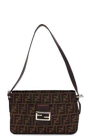 Fendi Zucca Baguette Shoulder Bag FWRD Renew