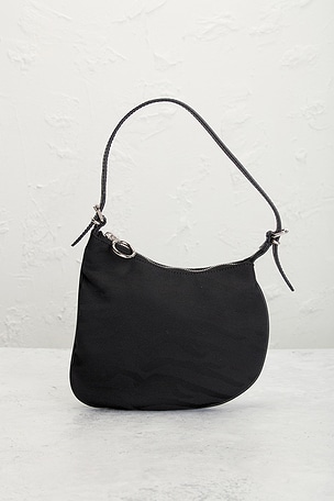 FWRD Renew Fendi Zucchino Chef Shoulder Bag in Black