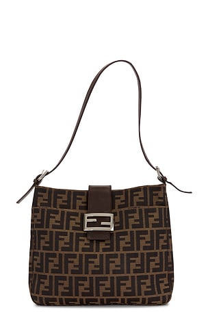 Fendi Zucca Mama Baguette Shoulder Bag FWRD Renew