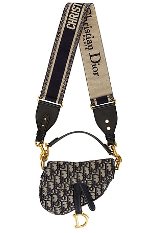 Dior Trotter Oblique Saddle Bag FWRD Renew