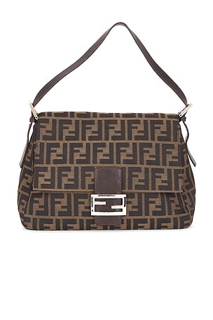Fendi Zucca Mama Forever Baguette Shoulder Bag FWRD Renew