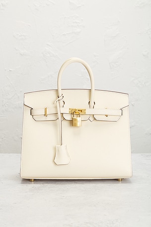 FWRD Renew Hermes Epsom Birkin 25 Handbag in Cream