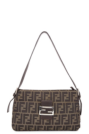 Fendi Zucca Baguette Shoulder Bag FWRD Renew