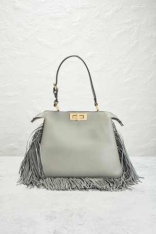 FWRD Renew Fendi Fringe Peakaboo Handbag