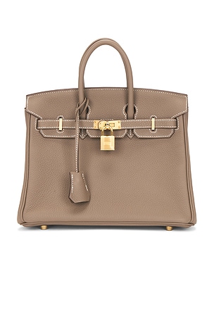 Hermes Taurillon Clemence Birkin 25 Handbag FWRD Renew