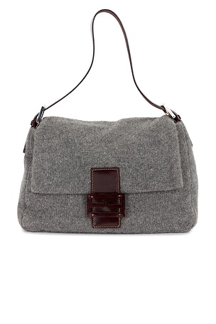Fendi Wool Mama Baguette Shoulder Bag FWRD Renew