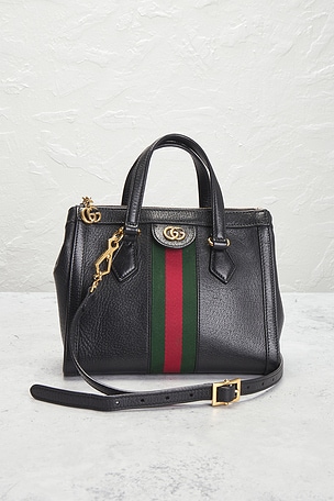 FWRD Renew Gucci Ophidia Tote Bag in Black