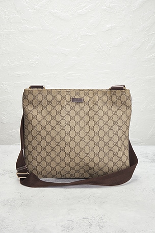 FWRD Renew Gucci Flat Messenger Bag