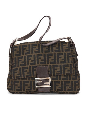 Fendi Zucca Mama Baguette Shoulder Bag FWRD Renew