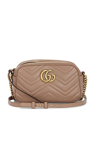 Gucci Mini GG Marmont Shoulder Bag FWRD Renew