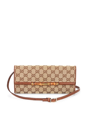 Gucci Bamboo Bar Clutch FWRD Renew