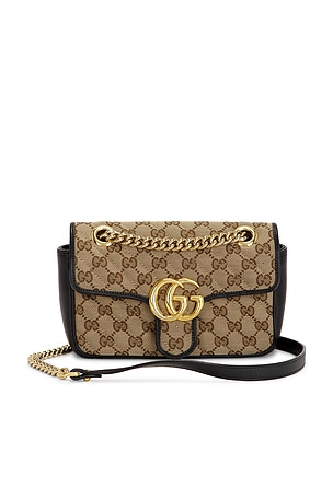 Gucci Mini GG Marmont Shoulder Bag FWRD Renew