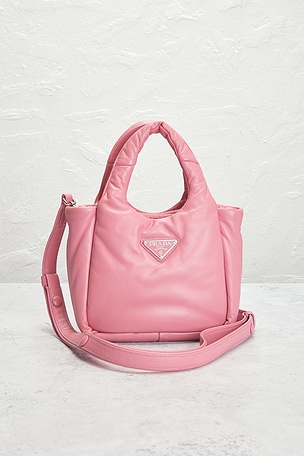 Fwrd renew bolso prada en color rosado
