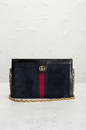 FWRD Renew Gucci Ophidia Shoulder Bag in Navy