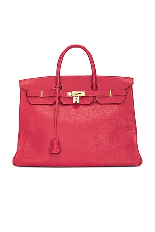 Hermes 1992 Fjord Birkin 40 Retourne Handbag FWRD Renew