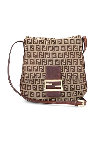Fendi Zucchino Crossbody Bag FWRD Renew