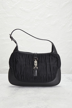 FWRD Renew Gucci Jackie Hobo Bag in Black