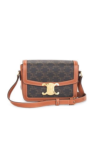 Celine Triomphe Teen Claude Shoulder Bag FWRD Renew