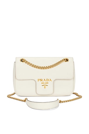 Prada Saffiano Shoulder Bag FWRD Renew