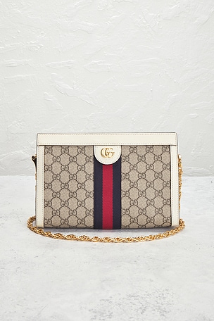 FWRD Renew SAC PORTÉ ÉPAULE GUCCI en Beige