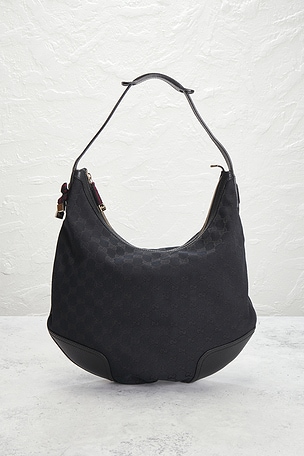 FWRD Renew Gucci Princy Hobo Bag in Black