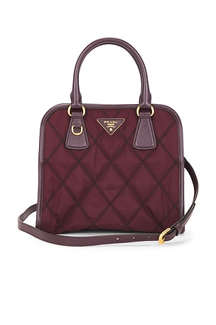 Prada Tessuto Quilted Nylon Handbag FWRD Renew