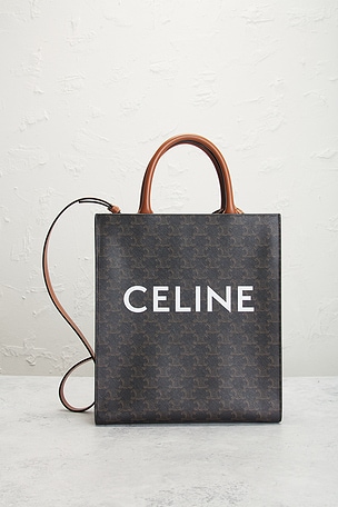 FWRD Renew Celine Triomphe Vertical Cabas Tote Bag