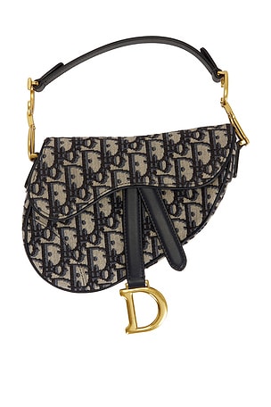 Dior Oblique Mini Saddle Bag FWRD Renew