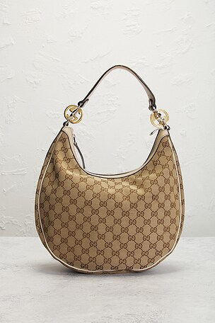 FWRD Renew Gucci Guccissima Twins Hobo Bag