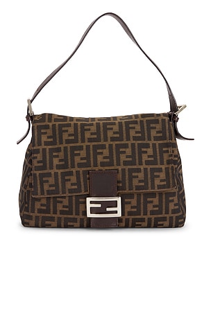Fendi Zucca Mama Forever Baguette Shoulder Bag FWRD Renew