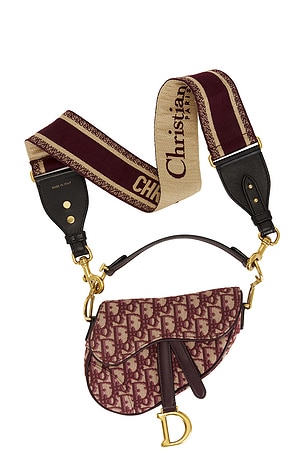 Dior Oblique Mini Saddle Bag FWRD Renew
