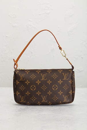FWRD Renew Louis Vuitton Monogram Pochette Accessoires Shoulder Bag in Brown