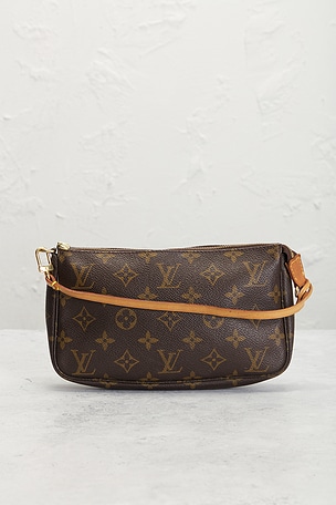 FWRD Renew Louis Vuitton Monogram Pochette Accessoires Shoulder Bag in Brown