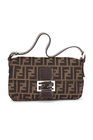 Fendi Zucca Baguette Shoulder Bag FWRD Renew