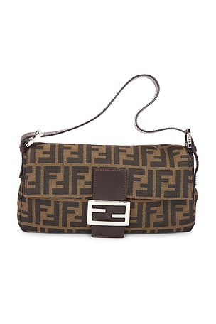 Fendi Zucca Baguette Shoulder Bag FWRD Renew