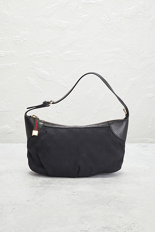 FWRD Renew Gucci Princy Pochette Shoulder Bag in Black
