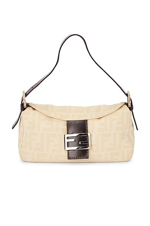 Fendi Zucca Baguette Shoulder Bag FWRD Renew