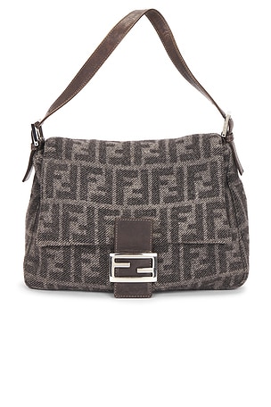 Fendi Zucca Mama Forever Baguette Shoulder Bag FWRD Renew
