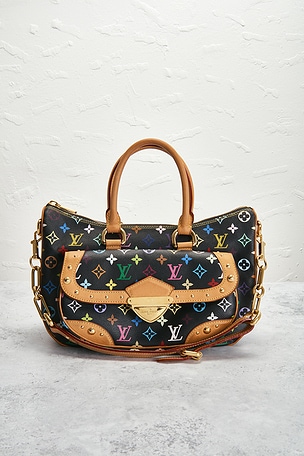 FWRD Renew Louis Vuitton Monogram Rita Handbag in Black,Brown