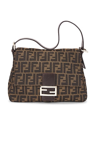 Fendi Zucca Mama Forever Baguette Shoulder Bag FWRD Renew