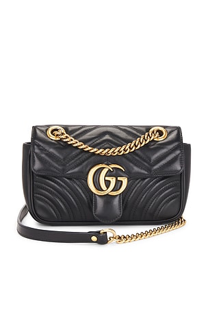 Gucci Mini GG Marmont Shoulder Bag FWRD Renew